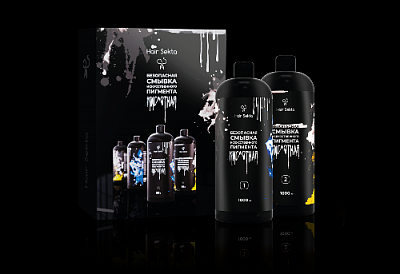 Безопасная смывка искусственного пигмента (кислотная)